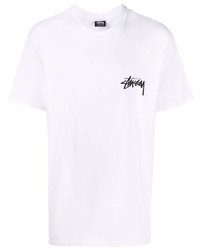 Stussy Dice Logo Print T Shirt