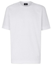 Fendi Distorted Monogram Pattern T Shirt