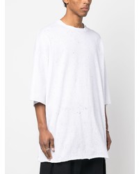 JORDANLUCA Distressed Cotton T Shirt