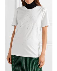 MM6 MAISON MARGIELA Dot To Dot Oversized Cotton Jersey T Shirt
