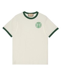 Gucci Double G Logo Cotton T Shirt