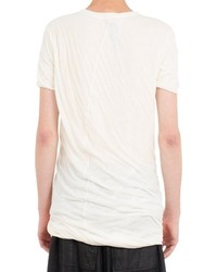 Rick Owens Double Layer Jersey T Shirt White