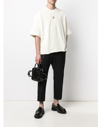 Jil Sander Drop Shoulder Half Sleeve T Shirt