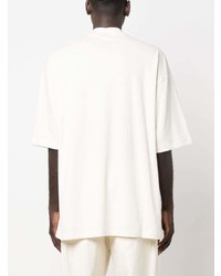 Thom Krom Drop Shoulder Mock Neck T Shirt