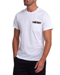 Barbour Durness Patch Pocket Cotton T Shirt In White At Nordstrom