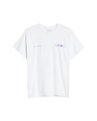 Topman Editions Oversize Graphic Tee In White At Nordstrom