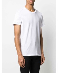 Balmain Embossed Logo Cotton T Shirt