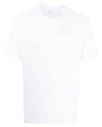 Ea7 Emporio Armani Embossed Logo Cotton T Shirt