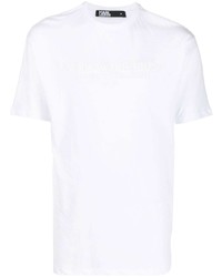Karl Lagerfeld Embossed Logo Short Sleeve T Shirt