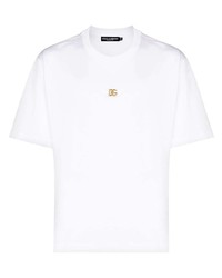 Dolce & Gabbana Embroidered Dg Logo T Shirt