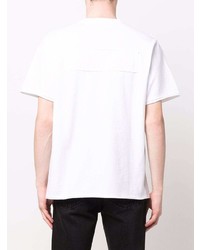 Helmut Lang Embroidered Logo Cotton T Shirt