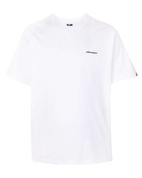 A Bathing Ape Embroidered Logo Cotton T Shirt