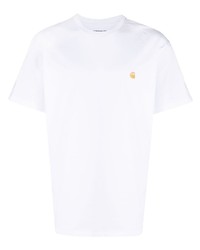 Carhartt WIP Embroidered Logo Cotton T Shirt