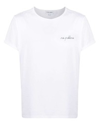 Maison Labiche Embroidered Logo Cotton T Shirt