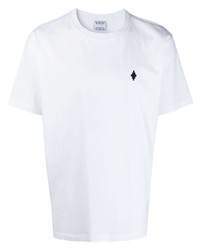 Marcelo Burlon County of Milan Embroidered Logo Short Sleeve T Shirt