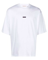 Marni Embroidered Logo Short Sleeve T Shirt