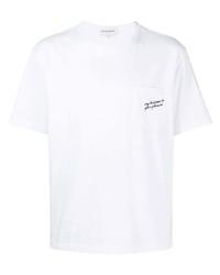 Maison Labiche Embroidered Slogan Cotton T Shirt