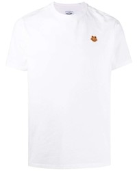 Kenzo Embroidered Tiger Motif T Shirt