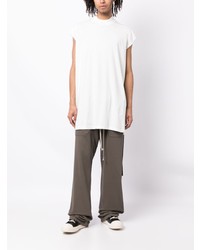 Rick Owens Extra Long Cotton T Shirt