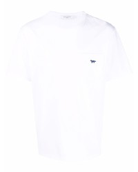 MAISON KITSUNÉ Fox Patch Classic Pocket T Shirt