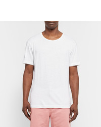 Orlebar Brown Glover Slub Cotton And Linen Blend T Shirt