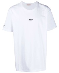 Alexander McQueen Graffiti Logo Short Sleeve T Shirt