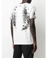 Stone Island Shadow Project Graphic Print Crew Neck T Shirt