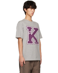 Kenzo Gray Paris College Classic T Shirt
