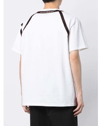 Alexander McQueen Harness Tape Cotton T Shirt