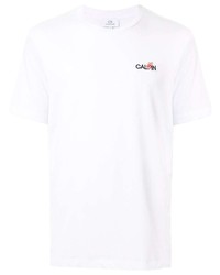 CK Calvin Klein Heart Logo Embroidered T Shirt