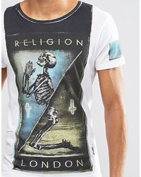 Religion Hell Crew Neck T Shirt