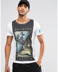 Religion Hell Crew Neck T Shirt
