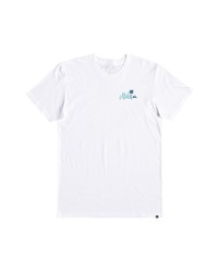 Quiksilver Hi Sun Palm Graphic Tee In Snow White At Nordstrom