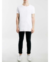 Selected Homme Sport White Longline T Shirt