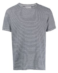 Officine Generale Horizontal Stripe Pattern T Shirt