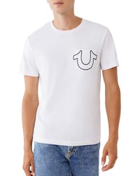 True Religion Brand Jeans Horseshoe Logo Pocket T Shirt