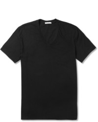 Crew Neck Cotton Jersey T Shirt by James Perse