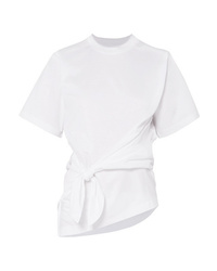 MARQUES ALMEIDA Knotted Cotton Jersey T Shirt