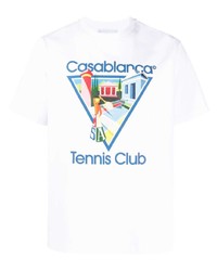 Casablanca La Joueuse Organic Cotton T Shirt
