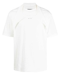 Heliot Emil Layered White T Shirt