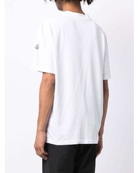 Moncler Logo Collar Cotton T Shirt