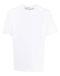 Moncler Logo Collar Cotton T Shirt
