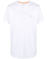 Sun 68 Logo Embellished T Shirt