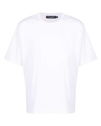 Dolce & Gabbana Logo Embossed Cotton T Shirt