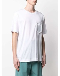 Fendi Logo Embossed Patch Pocket T Shirt