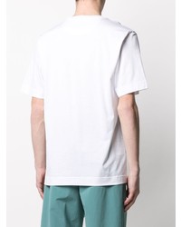 Fendi Logo Embossed Patch Pocket T Shirt