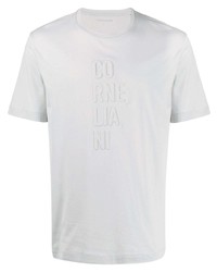 Corneliani Logo Embossed T Shirt
