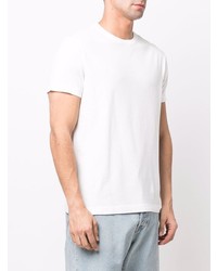 Fay Logo Embroidered Cotton T Shirt