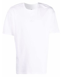 Nike Logo Embroidered Cotton T Shirt