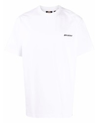 Dickies Construct Logo Embroidered Cotton T Shirt